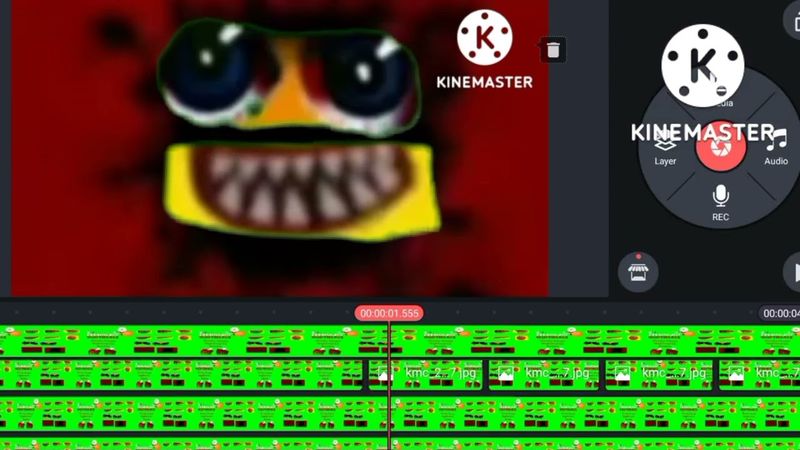 How to Make Klasky Csupo Nightmares Speedrun Remake On Moto KineMaster