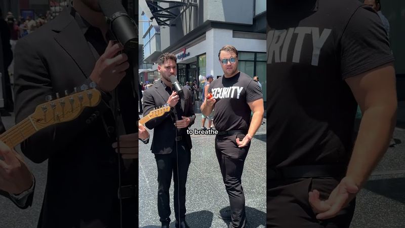 Throwing a Water Balloon Then Pretending to Sing in Public😭