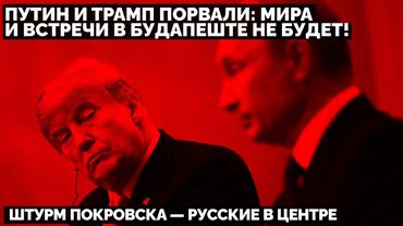 Путин и Трамп порвали: мира и встречи в Будапеште не будет! Штурм Покровска — Русские в центре