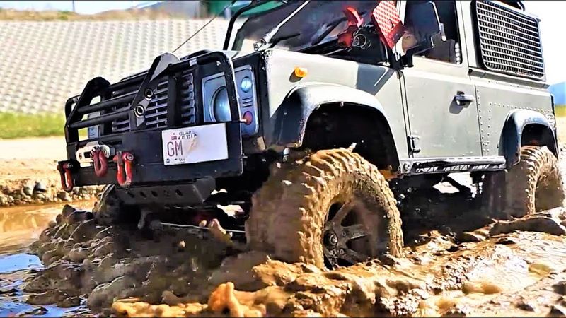 RC Car RC4WD GELANDE II D90 Defender Park Trail RUN(Action Cam) 랜드로버 디펜더