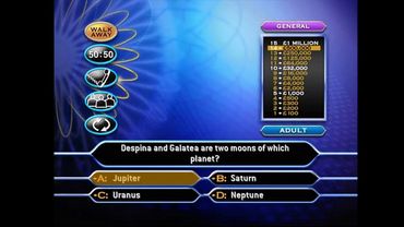 Who Wants To Be A Millionaire? (UK) - DVD Game - 5th Edition [4 Players (Adult) General Knowledge]