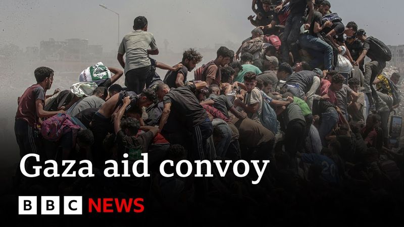 Jordan and UAE begin aid drops into Gaza after Israel announced aid measures | BBC News