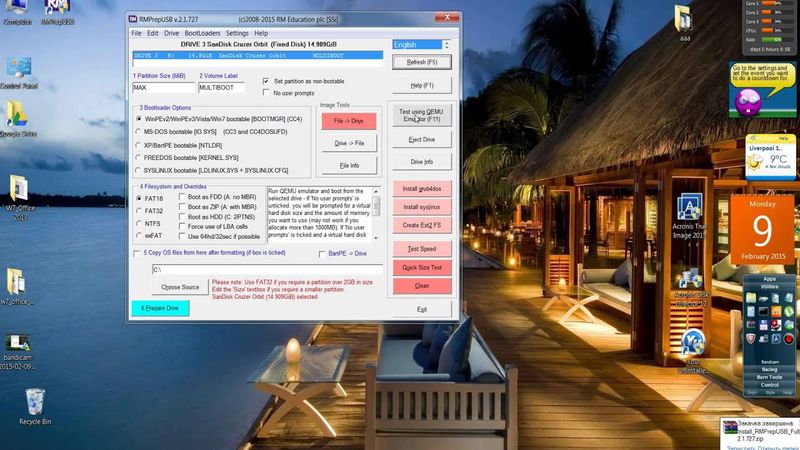 RMPrepUSB - программа для проверки флешек и ISO образов