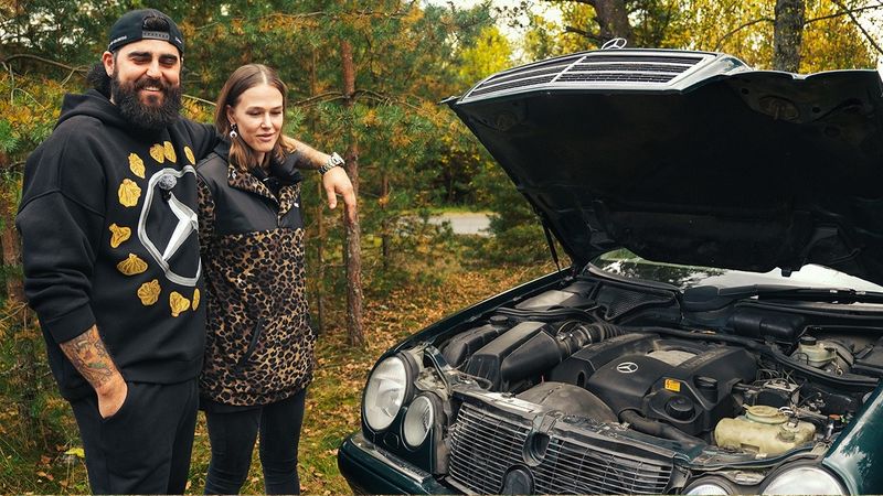 СУМАСШЕДШАЯ ТАЧКА МЕРСЕДЕС 210 САРАЙ