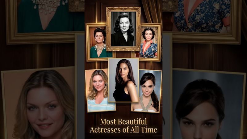 Most Beautiful Actresses of All Time #vivienleigh #michellepfeiffer #halleberry #galgadot