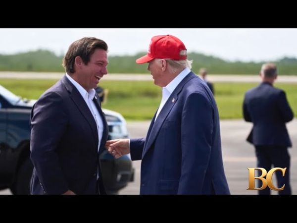 Trump and Ron DeSantis put aside rivalry at ‘Alligator Alcatraz’