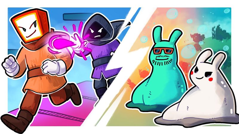 БИТВА СЛИЗНЕЙ И БИТВА СТЕКЛЯННЫХ МАГОВ! СРАЗУ ДВЕ БИТВЫ В ОДНОМ РОЛИКЕ! (CRACKED, Slug Wars)