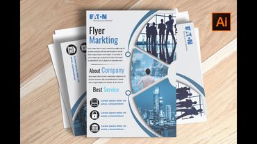 Make #flyer  Business professional in Adobe #illustrator