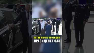 Путин после переговоров лично проводил главу ОАЭ