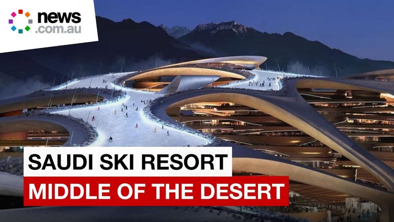 Insane look at world’s first ‘vertical ski village’ in Saudi Arabia