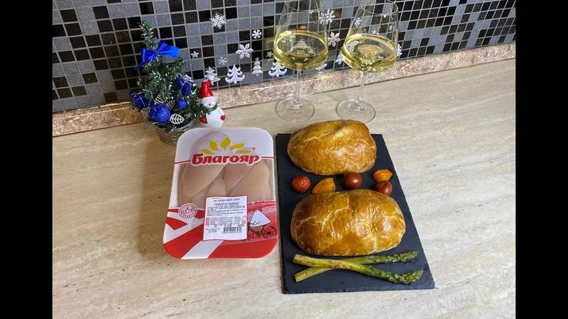 Рулеты кордон блю к новогоднему столу. Смотреть со звуком.