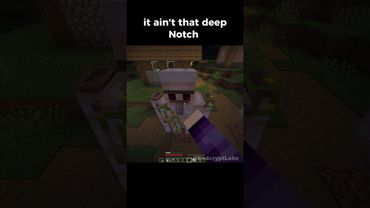mad notch #minecraft #minecrafthumor #minecraftshorts #minecraftmemes