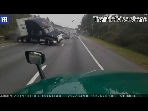 TRUCK CRASH COMPILATION | FATAL TRUCK CRASHES | 18+