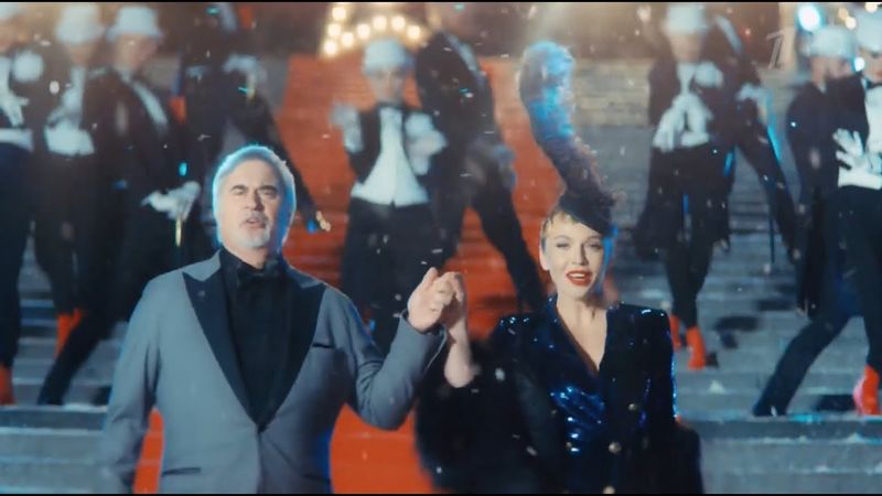 Альбина Джанабаева и Валерий Меладзе - Актриса (Новогодняя ночь на Первом)