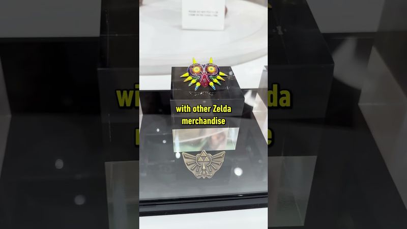 Look closely for a pleasant surprise on this Zelda cardigan at the Nintendo Store in SF