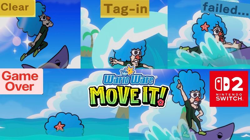 (+ Boss Scene) WarioWare: Move It! – Success & Fail Compilation