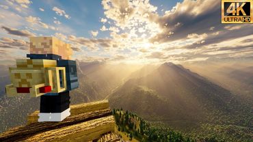 RTX 4080 vs Mount Everest map + Distant Horizons + Partrix + Mods | Minecraft