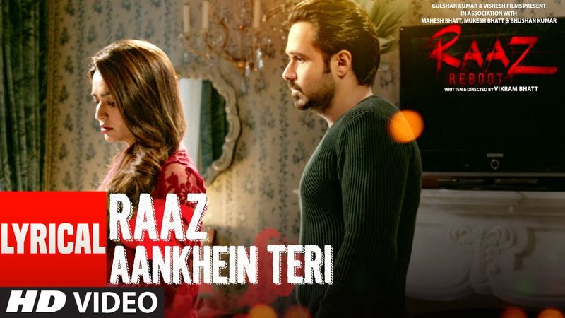 RAAZ AANKHEIN TERI  Lyrical Video Song | Raaz Reboot | Arijit Singh | Emraan Hashmi, Kriti Kharbanda