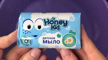 Мыление мыла🧼Honey Kid🫧🧽