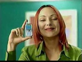 Реклама мобильного телефона Panasonic GD55. 2003 год.