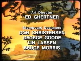 Титры "Новые приключения Винни-Пуха" (1989)