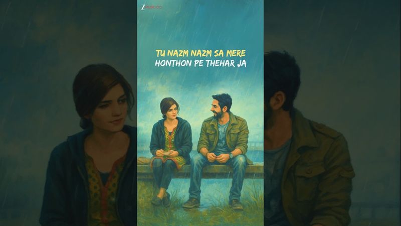 Share it with the pasandeeda person you want to recreate this with! #NazmNazm #Lofi #Rainy  #shorts