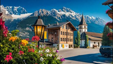 MOST BEAUTIFUL VILLAGE IN SWITZERLAND 🇨🇭 GRINDELWALD WALKING TOUR 4K | VILLAGE LIFE IN SWISS ALPS