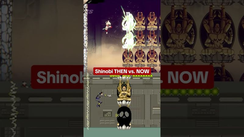 Shinobi: Art of Vengeance paying homage to the original SEGA series