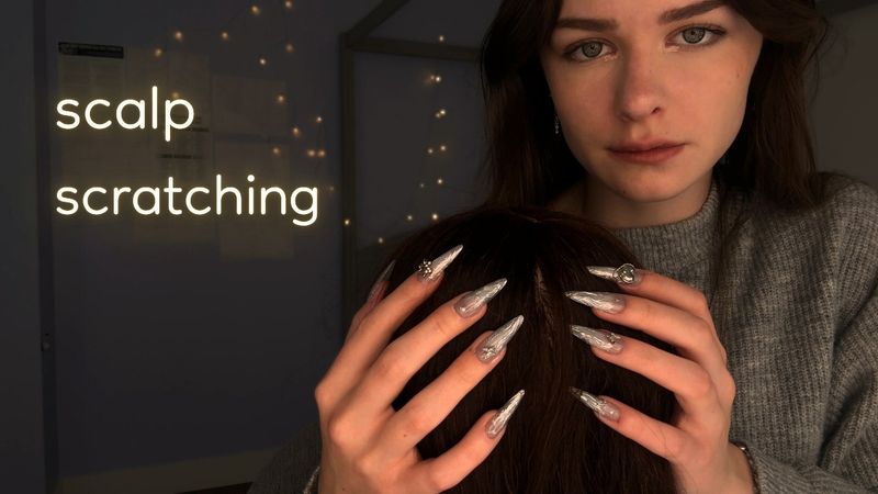 Fast Scalp Scratching + Massage [ASMR] for Study, Tingles, Relaxation