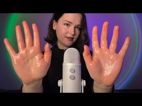 ASMR Oily & Dry Hand Sounds (no talking)