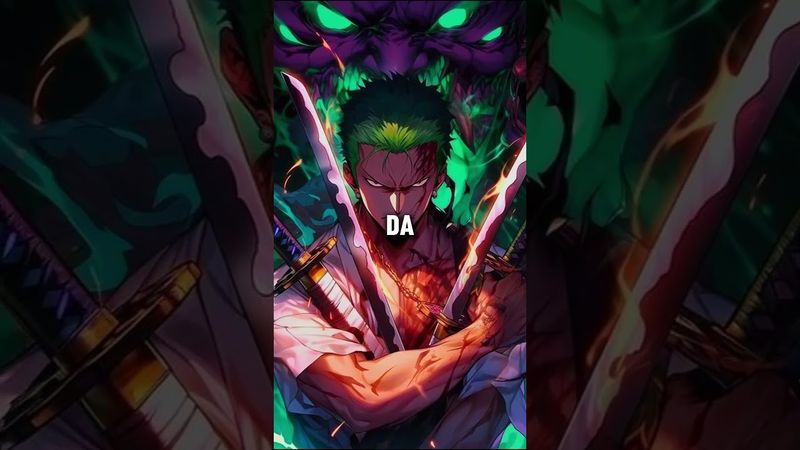 Mihawk ha paura di Zoro. #onepiece #anime #zoro