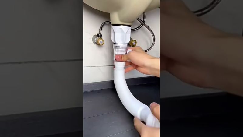 Anti-Blockage Drain Filter 🚿 | Flexible Pipeline Strainer for Washbasins  #goodthing #bathroom