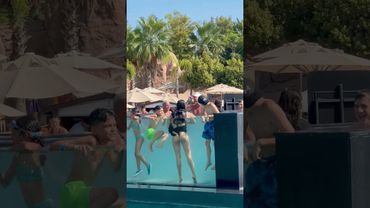 🌞Best Water Park Swimming Pool And Water Slide AquaWorld Hot Day🧜‍♀️ #waterpark #swimmingpool