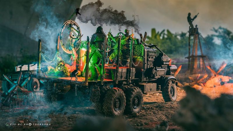 Rc Crawler Traxxas Trx6 Custom Body War Rig Truck - Mad Max 2023@e3s-rc