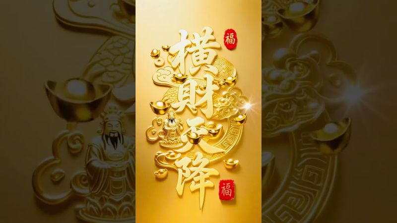 《橫財天降》如果你沒有橫財命！肯定刷不到我！接了！轉發！功德無量！財富綿長！#正能量 #國學文化 #道家文化 #傳承文化 #民間傳說 #手機壁紙 #手機屏保 #壁紙 #財運 #運勢 #轉運 #命理