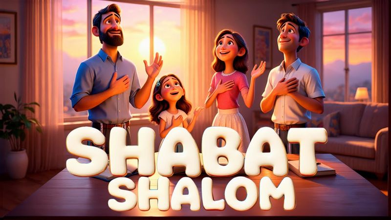 🎶 “SHABAT SHALOM” 🕊️ – Cántico de Adoración al Creador ✨#hallel #alabanza #shabat #jazakveematz