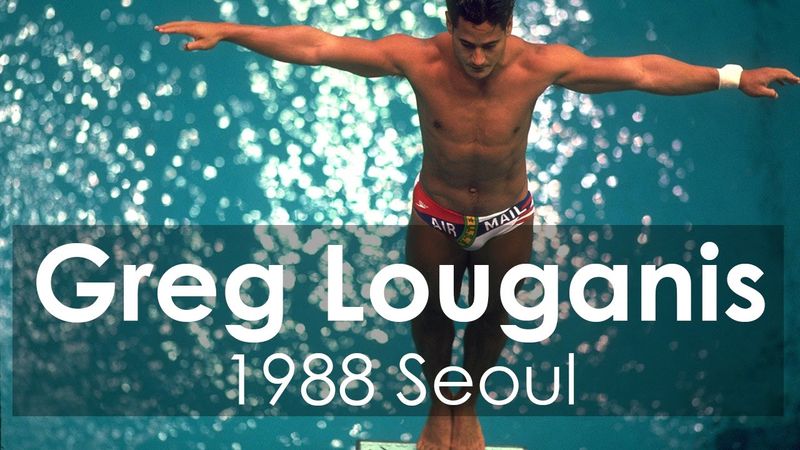 Greg Louganis Hits Head, Wins Diving Gold for U.S. at 1988 Olympic Games