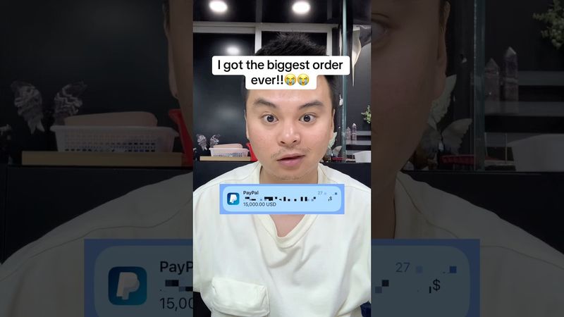 I got the biggest order ever!!😭😭thank you so much!! #crystalwholesaler #crystalsupplier #minerals