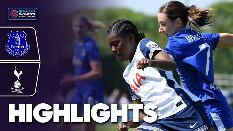 Early Draw Scoring Thriller! | Everton v Tottenham Hotspur Highlights | Barclays WSL 2024-25