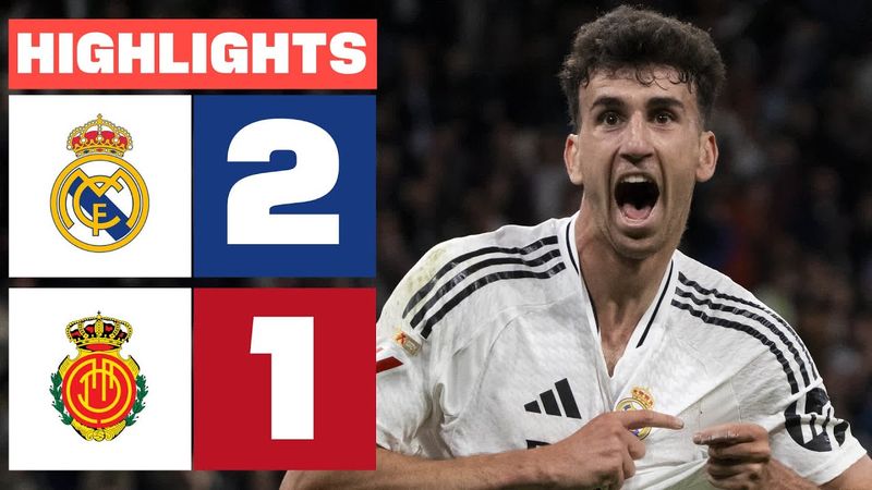 REAL MADRID 2 - 1 RCD MALLORCA I RESUMEN LALIGA EA SPORTS