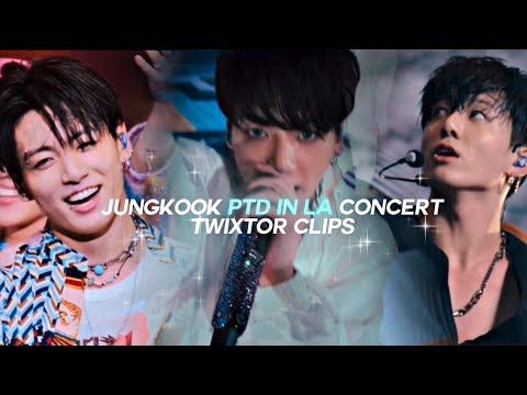 jungkook ptd in la concert twixtor clips! [HD] [Disney+] (+raw clips)