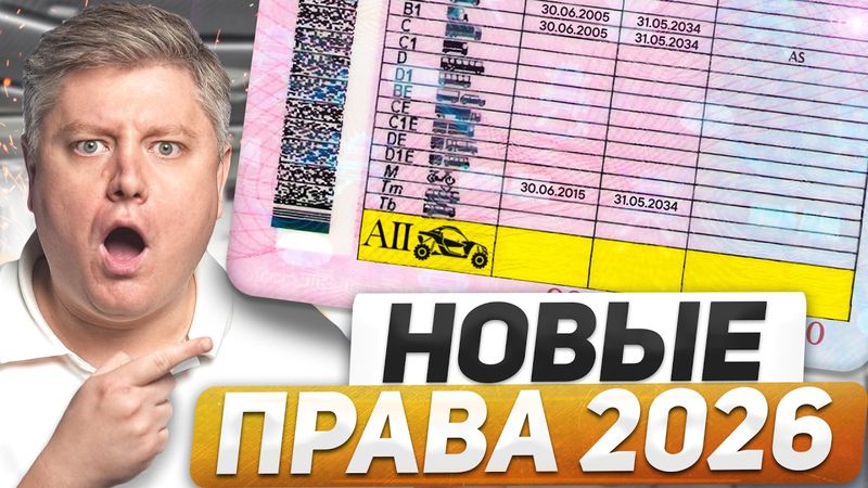 НОВЫЕ ПРАВА ВСЕМ ВОДИТЕЛЯМ в 2026: ОТРИЦАТЕЛЬНЫЙ РОСТ АвтоВАЗа, новый штраф 3000₽, поправки ПДД 2026