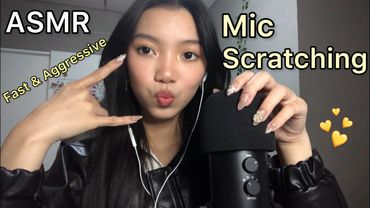 ASMR|Fast & Aggressive ￼Mic Scratching~asmr elle~