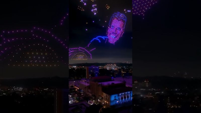 SIMON'S "X" IN THE SKY! #shorts #talentreplay #drone