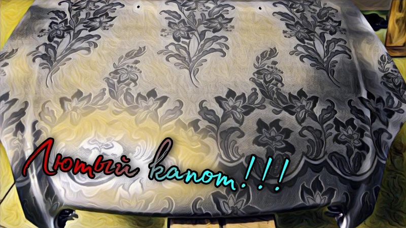 😱 OMG / Тюль + капот = 👍