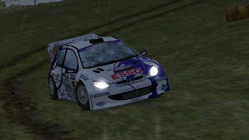 Peugeot 206 Rally - Англия, Рипли / Gameplay Colin McRae Rally 2.0