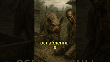Свиньи-людоеды: как домашние животные начали есть людей  #кино #катастрофы #свиньи #shorts #pigs