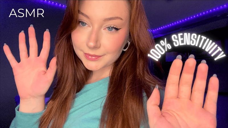 ASMR HAND SOUNDS AT 100% SENSITIVITY