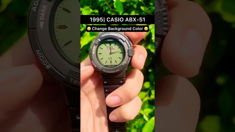 1995| Rare Casio ABX-51 !! #casio #vintage #innovation #90s #80s #time #shorts #watches 📽️:watchi