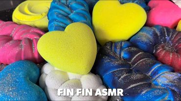ASMR 💛Yellow 💙Blue 🩷Pink Gym Chalk Crush
